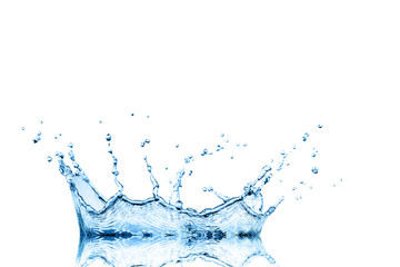 Fototapeta na wymiar Blue water wave abstract background
