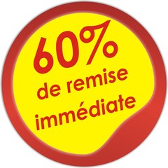 60% de remise immédiate