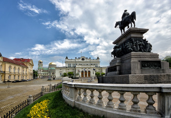 Fototapeta na wymiar Sofia, Bulgaria, Parliament square