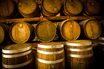 Wine barrels