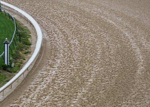 Curve of Dirt Track