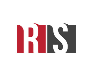 RS red square letter logo for system, store, service, solution, studio
