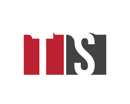 TS red square letter logo for system, store, service, solution, studio