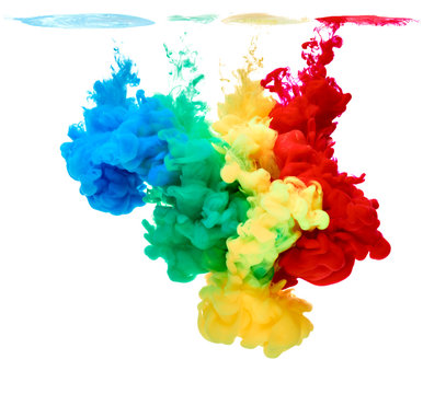 paint in water color liquid © Lumos sp