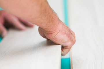 Obraz premium Laminate Flooring Technique