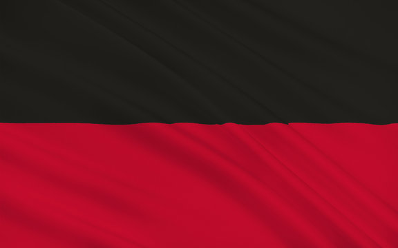 Flag of Nijmegen of Gelderland, Netherlands