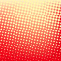 Halftone background. Red and yellow color square shape banner
