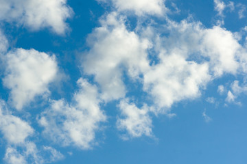 blue sky with cloud