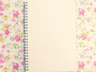 stylish branding mockup with flowers to display your artworks with vintage filter colors background