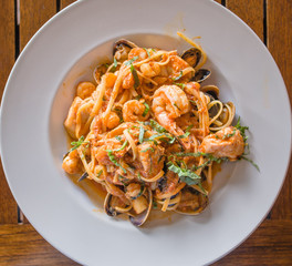 Food - Pasta Seafood Linguini