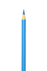 cropped image of a blue color pencil.