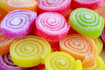 colorful sweet jelly candies