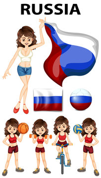Russia representative and many sports