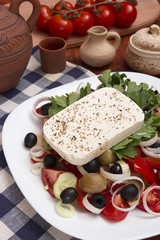 Traditional Greek salad