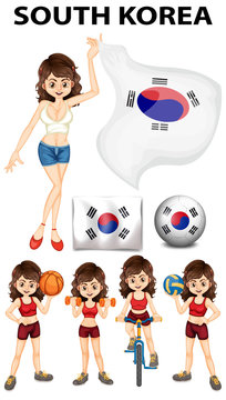 South Korea representative and many sports