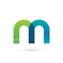Modern Colorful Letter N N Logo