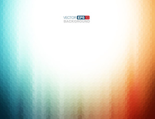 Obraz premium Abstract Geometric Background in Teal and Orange