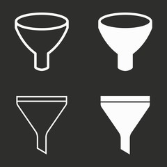 Funnel - vector icon.