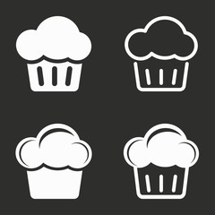 Cake - vector icon.