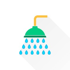 Shower - vector icon.