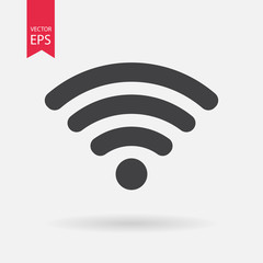 WIFI Icon Vector. WIFI sign isolated on white background