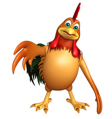 fun Chicken funny cartoon character