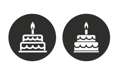 Cake - vector icon.