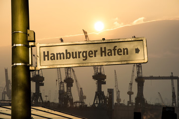 Schild 85 - Hamburger Hafen
