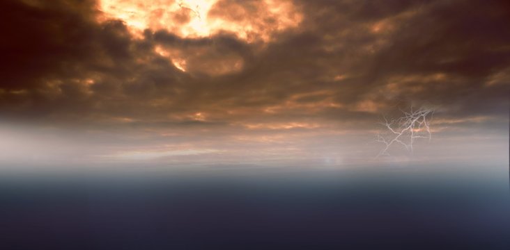 Digital image of a cloudy sky 