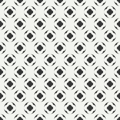 Geometric line monochrome abstract hipster seamless pattern with round. Сircle. Wrapping paper. Scrapbook. Stripes. Vector illustration. Background. Graphic texture. Design, wallpaper. Constructionism