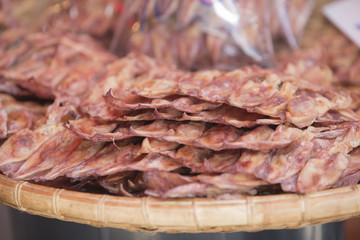 Dried squid market