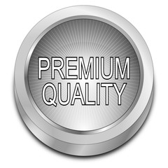 Premium Quality button - 3D illustration