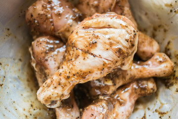 Marinated Chicken Meat Homemade Food