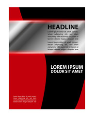 Abstract vector modern flyer brochure design templates
