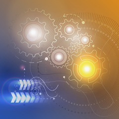 Futuristic space background