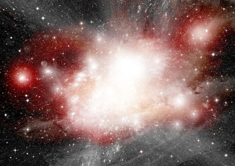 galaxy in a free space