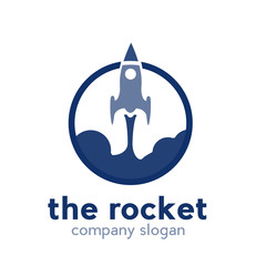 Vector sign rocket