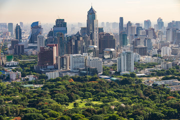 Obraz premium park in the city