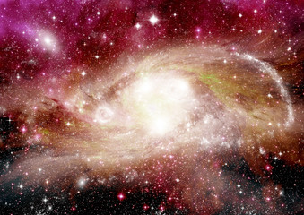 Obraz premium galaxy in a free space