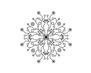 Abstract Digital Network