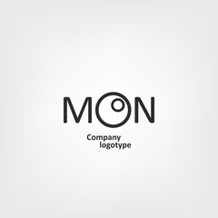 Moon. Logo Icon Design Template Elements. Concept For Your Logo. Vector Illustration.