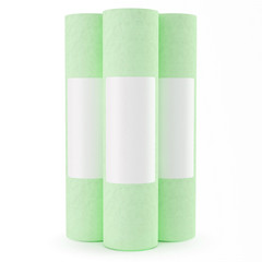 Water filter mock up isolated on white background