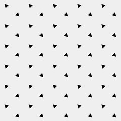 Pattern background triangle, retro vintage design vector, geometric