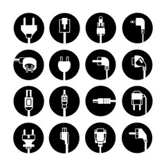 electric plug icons