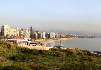 Fototapeta premium Ramlet el Baida, Beach