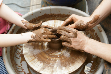 Skill on a potter's wheel