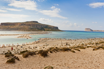 Fototapeta na wymiar Laguna Balos - plaża i morze w Grecji, Kreta