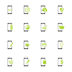 Smartphone simply icons