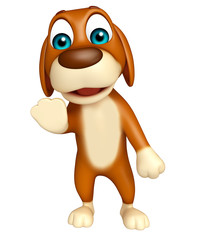 fun Dog  funny cartoon character