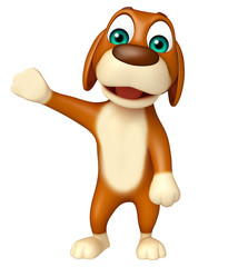 fun Dog  funny cartoon character